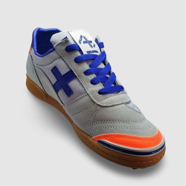 Futsal blanco x azul x Naranja - Imagen 3